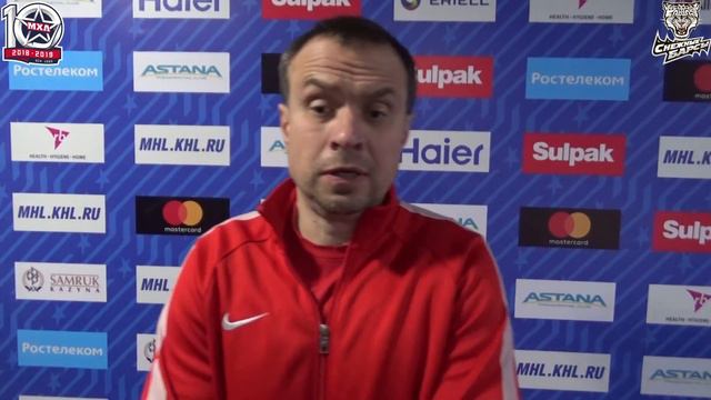 Комментарии после матчей "Снежные Барсы" - "Белые Медведи" (03.11.2018) смотреть онлайн