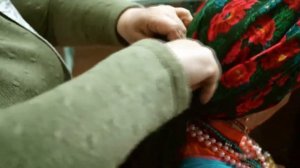 Завязывание семейской кички.