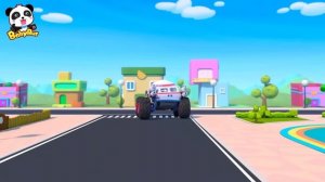 Monster Car Race | Fire Truck | Monster Truck | Cartoon for Kids | BabyBus - Cars World
