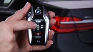 Использование BMW Display Key для управления временем отправления на BMW 5 G30 2017