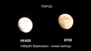 Sony HX400 vs. Nikon Coolpix B700 Moon Zoom Video Comparison | 50x vs 60x