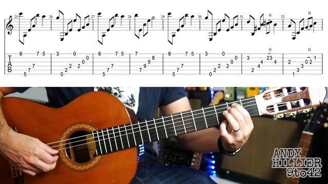 Ori and the Blind Forest – Main Theme Guitar tutorial смотреть онлайн