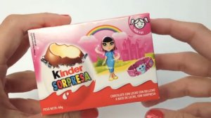 2 Киндер Сюрприз Шоколадных Яйца Девочкам Игрушки 2 Kinder Surprise Eggs Chocolate Eggs Girls Toys