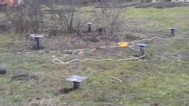 Установка винтовых свай в строительный мусор и керпич