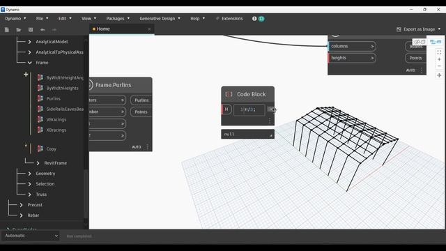 Automate Steel Frames & Metallic Structures Modelling in Revit with Dynamo | Tutorial