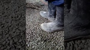 Самодельная виброплита трамбуем щебень