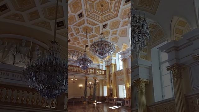 Царицыно, дворец Екатерины. Красивый Российский дворец.