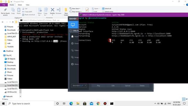 How to do Port Forwarding with Python Flask and NGROK смотреть онлайн