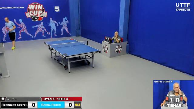 15:00 Покидько Сергей 1-3 Плющ Павел cтол 5 ЮГ-3 04.09.21 смотреть онлайн