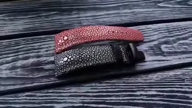 Ремешок для часов из кожи ската