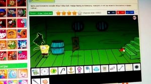 Игра :"Губка БОБ:Найди выход из комнаты"/Let's Play/Прохождение игры