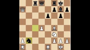 Шахматы. Защита Каро-Кан. Онлайн партия.