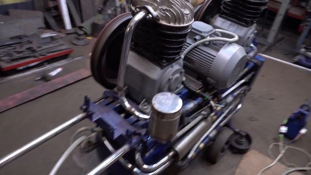 мощный компрессор своими руками для пескоструя (Часть 1) смотреть онлайн