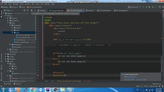Laravel Complete Tutorial #026 - view directives смотреть онлайн
