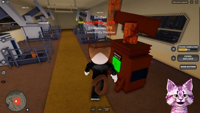 ? ПОСТРОИЛ САМУЮ КРУТУЮ АРМЕЙСКУЮ БАЗУ В РОБЛОКС ► War Tycoon Roblox - Котёнок Плей смотреть онлайн