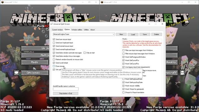 TUTORIAL MINECRAFT PANTALLA DIVIDIDA con DOS TECLADOS y DOS MOUSE!!! 2020 смотреть онлайн
