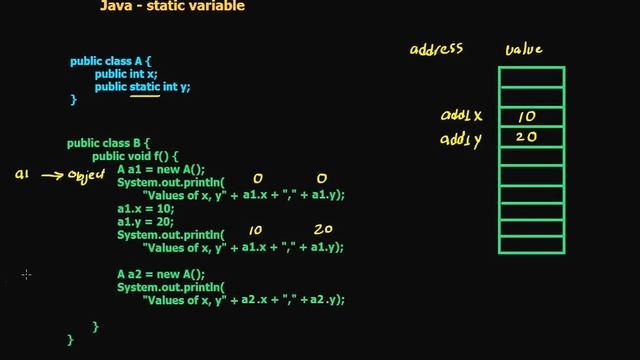 23 Java static variable (in Arabic) смотреть онлайн