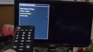 LG TV Opening Service menu. Advanced menu. 24LF452B-PU
