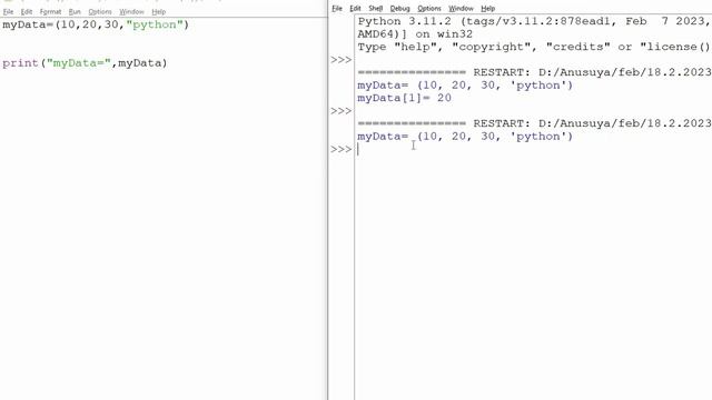 Python Tuple Datatype in Tamil #oceanacademy #python #datatypes #tuple #pythondatatypes #pythontupl