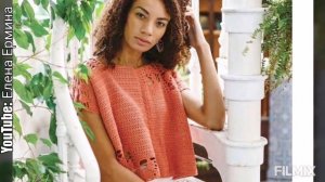 ВЯЖЕМ крючком: туники, топы, майки, кофточки крючком. СХЕМЫ вязания и ПОПЕТЕЛЬНЫЕ МК для начинающих