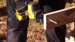 DeWalt DCS312N 12V XR brushless sub compact reciprocating saw work demo