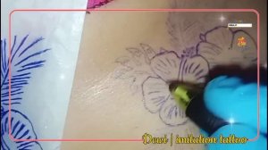 19. SHOE FLOWER TATTOO SKETCH  |imitation tattoo|minimalis tattoo|personal tattoo|unique tattoo 145