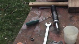 Попытки оживить дохлый амортизатор на питбайке
