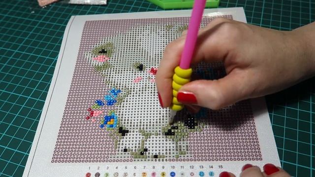 АЛМАЗНАЯ МОЗАИКА из ФИКС ПРАЙС ?Процесс выкладки смотреть онлайн