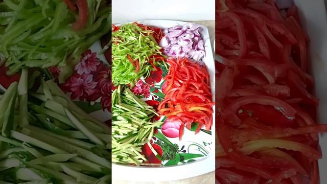 ХОЛОДНЫЙ САЛАТ С ПЛОСКИМ КРАХМАЛОМ❤️👌 смотреть онлайн