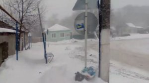 Зима,,матр, снег, метель, Рыльск Курская обл, 2018 год,