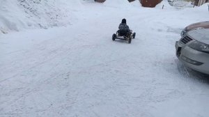 самодельный детский багги, полный привод