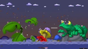 Worms Armageddon Best Plays - Holy Hand Grenade - Perfect Throw - Max Damage - Hallelujah Sink Worm