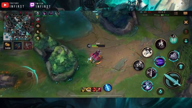 КАК ЗЕД ПРЕТЕНДЕНТ КЕРРИТ ИГРЫ В СОЛО | League of Legends Wild Rift смотреть онлайн