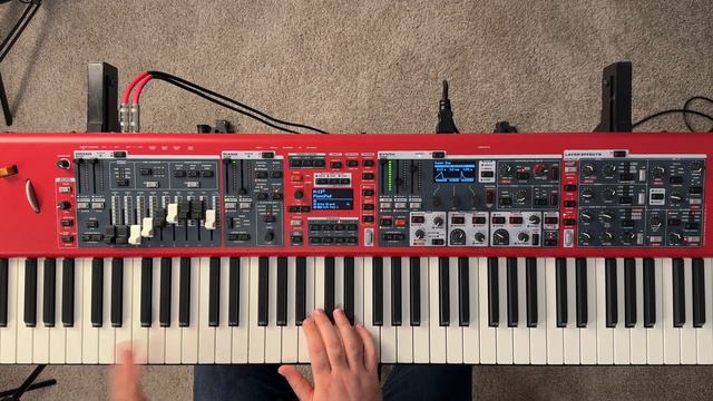Nord Stage 4 - Building A Piano And Synth Pad Layered Sound Tutorial - Great For Worship/Church!