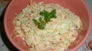 Салат из редьки, моркови и сыра