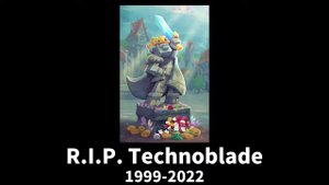 RIP  Technoblade | Technoblade Never Dies | Rest in Peace➰💜