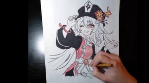 Hu Tao - Genshin Impact (Speed Drawing)