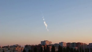 "След от метеорита" в небе над Воронежем