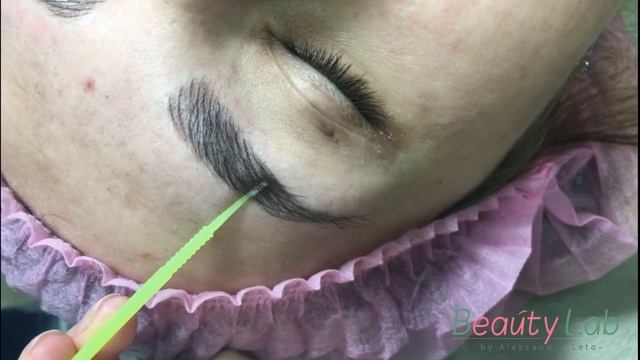 Курсы микроблейдинга Beauty lab. / первые работы учеников