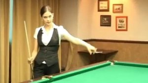 Урок бильярда № 4  отрабатываем прямые удары