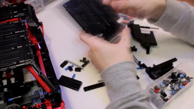 Лего техник самоделки:№44 Тойота Марк II. Капот и передний бампер. 13 часть. смотреть онлайн