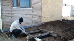 Как мы спасли собаку. Будка из бревен своими руками. Родовое поместье