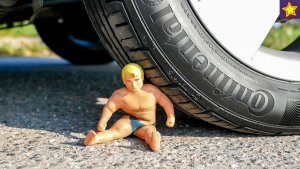Машина против Игрушки Стрейч Армстронг На что способен Stretch Armstrong vs Car