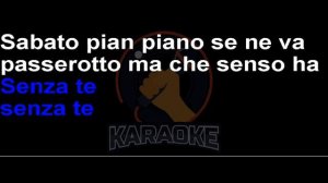 Claudio Baglioni - Sabato pomeriggio (Lyrics) Karaoke