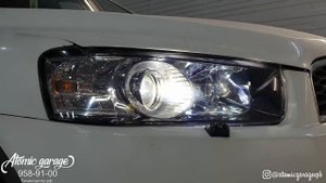 Chevrolet Captiva замена линз и установка омывателя фар