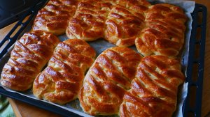 Выпечка на кефире Булочки с персиками Вкусная дрожжевая домашняя выпечка