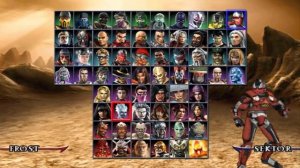 Mortal Kombat - стартовый экран от MK1 до MKX.