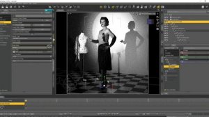 Dress model from the 1920s, virtual reconstruction. Collaboration #CLO3D + #DAZ3d
