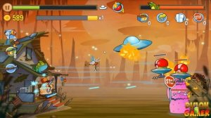 Прохождение игры Swamp Attack (Android) #12 (Хардкор с Пришельцами)