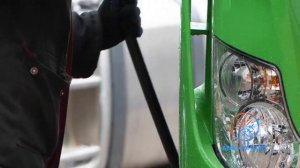 Промо автономного отопителя (воздушного фена) Aero Comfort монтаж на Mercedes Actros 1845